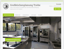 Tablet Screenshot of grosskuechenplanung.info